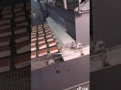 Chocolate puro de 5HP 1000mm que revista a máquina com sensores nivelados