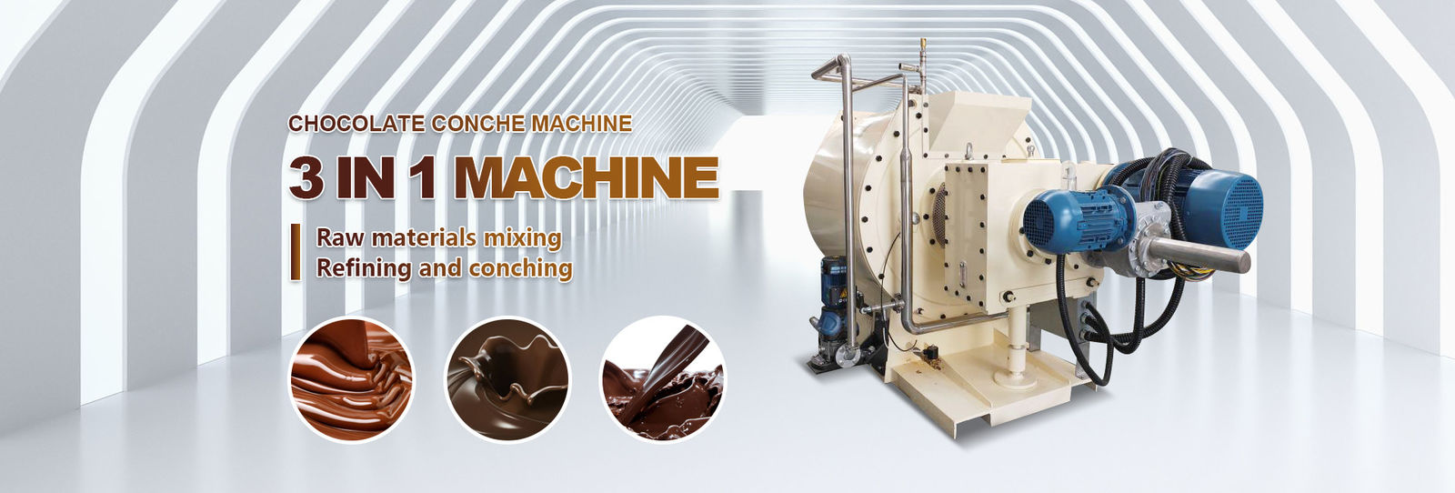 QUALIDADE Máquina do Conche do chocolate Fábrica