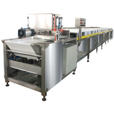 Chocolate de aço inoxidável Chip Making Machine de 100kg 600mm