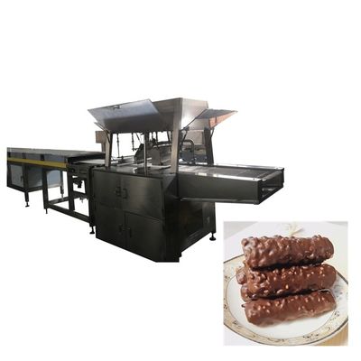 400 mm 100 kg/h Chocolate Pequena máquina de enrolar o chocolate