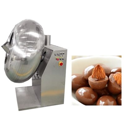 Máquina de polir chocolate para revestimento de nozes 300 kg/h