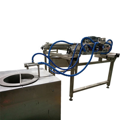 Máquina de decoração de chocolate de 900 mm com misturador automático