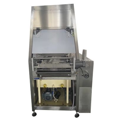 comprar 304 máquina de revestimento de chocolate de aço inoxidável controlada por PLC para confeitaria online manufacture