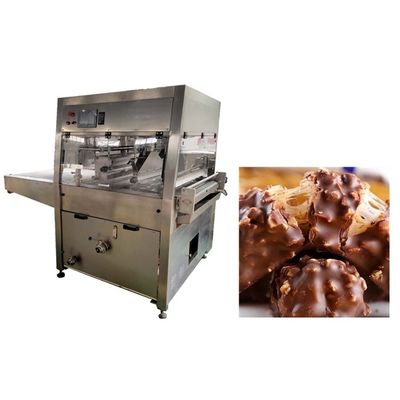 comprar 28.5kw 1200mm Largura transportador máquina de enrobing de chocolate 304 SS Fabricação em linha