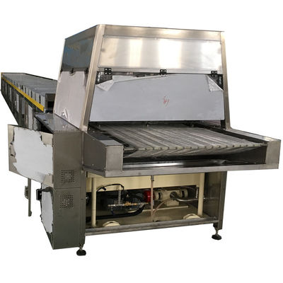 comprar ISO 1200 mm 400 kg/h Enrober de chocolate comercial Fabricação em linha