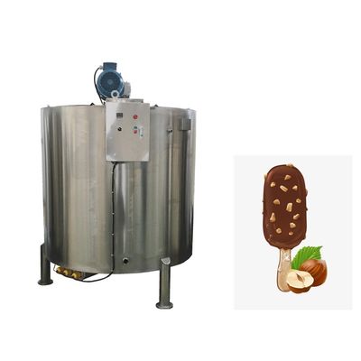 1000L de ajuste do termostato SS 304 Tanque de armazenamento de chocolate Dia1250×1700mm